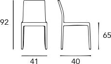 betty sgabello-misure