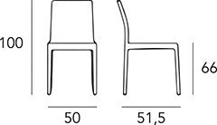 maya sgabello misure